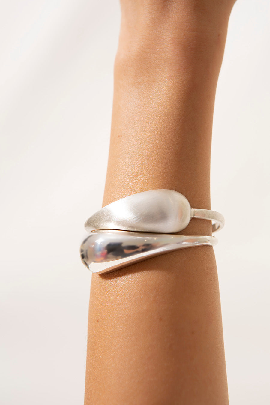 Bracelete Flow Polido Prata