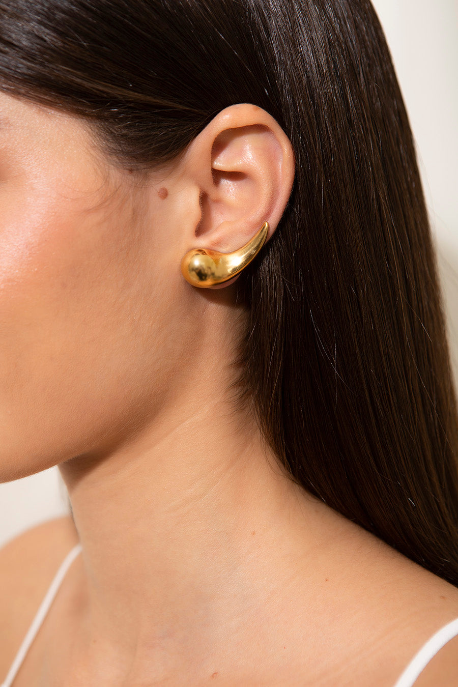 Ear Cuff Flow Ouro Amarelo