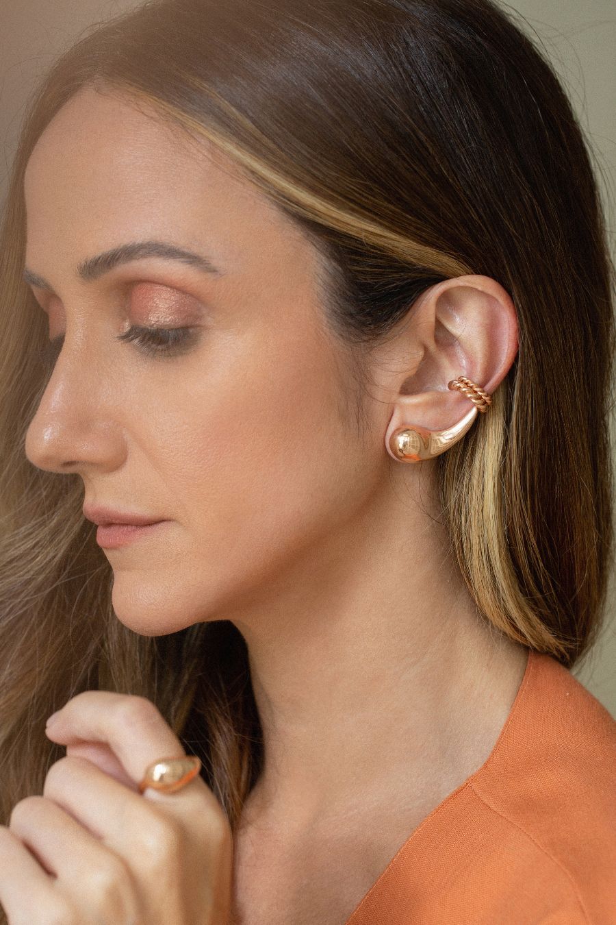 Ear Cuff Flow Rosé