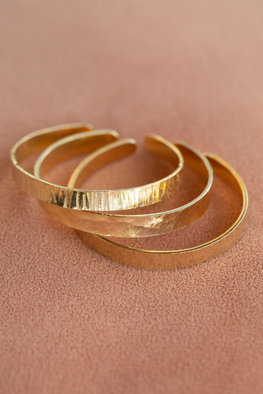 Pulseira Martelada Ouro Amarelo